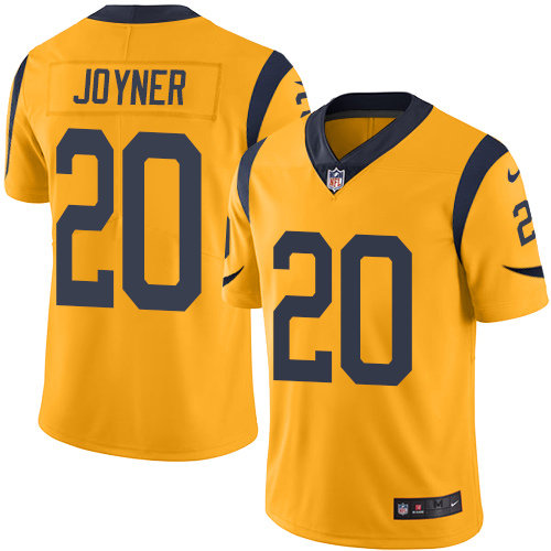 Nike Rams #20 Lamarcus Joyner Gold Youth Stitched NFL Limited Rush Jersey